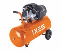 IXES IX-AC120TZ Kompressor 10 bar Arbeitsdruck I 100 Liter Kessel | 3PS | 412L/min | Doppelzylinder | ölgeschmiert