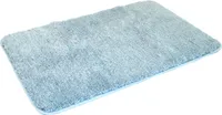 Mikrofaser-Badematte 50 x 80 cm,  Hellblau 50x80cm
