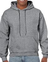 Gildan 18500 | Heavy Blend Hooded Sweatshirt / Kapuzenpullover - Farbe: Graphite Heather - Größe: 3XL
