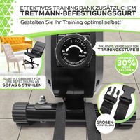 Neu Tretmann Pedaltrainer Set -extra Leise & gelenkschonend - ink. Befestigungsband -DEKRA - - Akzeptabel