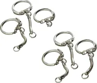 20 Schlüsselanhänger 6 cm + Karabiner
