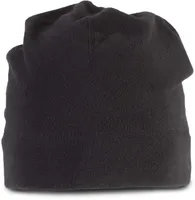K-Up Herren Beanie Mütze Fleecemütze Wintermütze Sportmütze Warm, Größe:U, Farbe:Schwarz