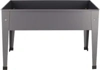 Kinderhochbeet Metall, Pflanzkasten, Kräuterbeet, anthrazit