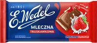 E. Wedel Czekolada Mleczna Truskawkowa 100 G