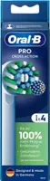 4 Oral-B PRO Cross Action Zahnbürstenaufsätze