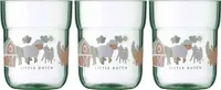Mepal MIO Kinder-Trinkglas 250 ml Little Farm 3er Set