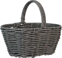 UNUS® Einkaufskorb in Rattan-Optik, Ideal für Kinder, Grau