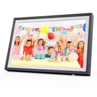 Digitaler Fotorahmen mit WiFi-Fotoübertragung. Digitaler Bilderrahmen1280x800 Pixel, 32 GB, elektronischer Fotorahmen mit Uhale Foto/Video-Sharing