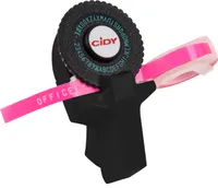 Mini prenosný ručný štítkovač DIY 3D reliéfny štítkovač tlačiareň písací stroj s plastovou PVC 9 mm páskou na štítky štítkovací stroj