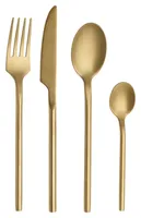 Besteck-Set - Goldgelb - Chromnickelstahl - für 4 Personen