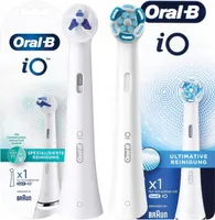 ORIGINAL ELEKTRISCHER ZAHNBÜRSTENKOPF FÜR BRAUN ORAL-B iO ULTIMATIVE + CLEAN 2 Stück