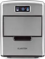 Klarstein Eiswürfelmaschine Klein, 2,1 Liter Eiswürfelbereiter, Eiswürfelmaschine für 12 kg Eiswürfel in 3 Größen, Schnelle Mini-Eiswürfelmaschine, Eiswürfelbereiter mit Leichter Reinigung