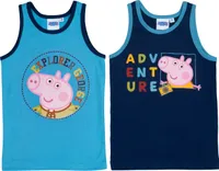 Peppa Wutz tílko pro chlapce dětské tílko tričko spodní prádlo modré (balení 2) 110/116