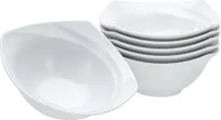 CreaTable, 13166, Celebration Weiss, Müslischalen 6-tlg, Porzellan