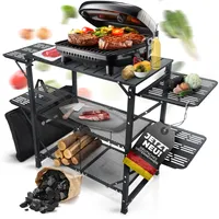 GRILLMATE Grilltisch, Campingküche, Grill Beistelltisch - Jetzt Neu!