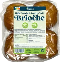 Locawo High Protein & Low Carb* Brioche Brötchen | Burger Bun 296g