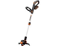 WORX WG163E.2 - Akku-Trimmer (20 V, 2,0 Ah, Powershare, 2-in-1 Trimmer und Rasentrimmer, 90° drehbarer Schneidkopf, Teleskopstiel)