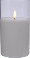 Lumineo LED Kerze Wachs Indoor Ø 10 x 17,5 cm
