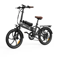 Elektrické Kolo PVY Z20 MAX IT - Motor 250W Baterie 36V15AH+36V10.6AH 20 Palcové Pneumatiky Hydraulická Kotoučová Brzda - Šedá