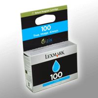 Lexmark 100 / 14N0900E Tinte cyan