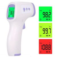 Fieberthermometer Infrarot Fieberthermometer Digital kontaktloses Stirnthermometer mit LCD Bildschirm für Erwachsene Kinder