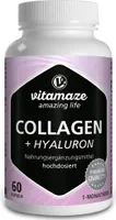 Kolagen 300 mg + Hialuron 100 mg w wysokiej dawce, 60 sztuk KAP