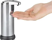 Seifenspender mit Sensor Infrarot Testrut GmbH axentia living culture Edelstahl 250 ml 282449