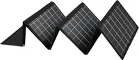 6násobný 50W solární panel Skládací taška Duální USB + DC výstup Solární nabíječka Přenosné skládací solární nabíjecí zařízení Venkovní přenosný zdroj energie pro venkovní turistiku Horolezectví Kempování Piknik
