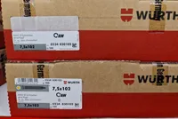 Art. 0234830102 Würth AMO III Schrauben 7,5 x 102 ohne Kopf AW 30 Fenstermontage, 200 Stück
