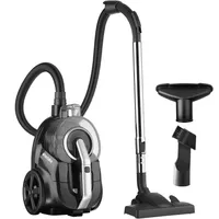 Staubsauger VC900, 900 W, beutellos, Hartboden und Teppich - schwarz/grau