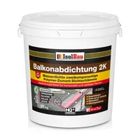 Isolbau Balkonabdichtung 2K - 20 kg Dichtschlämme zur Abdichtung von Balkon, Terrasse, Bad, Keller, Dusche