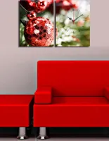 Opviq, YYCS- CST1604, Bunt, Wanduhren, 58 x 38 cm, 100% Wildleder -Leinwand