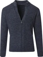 CASAMODA Herren Strickjacke Reißverschluss Regular-Fit Blau M