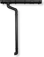 Kunststoff Dachrinnenset 306A für Pultdach/Flachdach Gartenhäuser-anthrazit