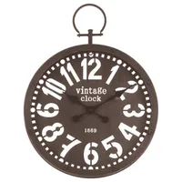 Runde Wanduhr Wohnzimmer Uhr Designuhr Arabische Ziffern Dekouhr Vintage Ø45cm