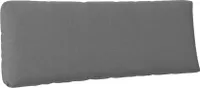 Vicco Palettenkissen Rückenkissen , 120 x 40 cm, Grau