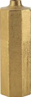 J-Line Vase Achteck  Metall Gold Large