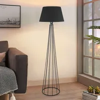 Opviq, AYD-3043, Stehlampen, Schwarz, Metall, 21 x 38 x 155 cm