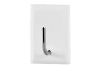 Gardinenhaken 32x22mm weiß