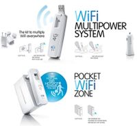 Alcatel Pocket WiFi Zone W800Z + PB60 White -