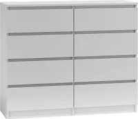 Top E Shop M8 120 Biel Kpl Kommode Weiß  Weiß One Size