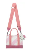 Fritzi aus Preußen Umhängetasche Handtasche Izzy09 Canvas Stripe Hello Kitty Shopper Ice Rose mehrfarbig