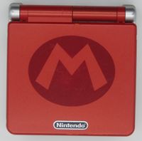 Nintendo Game Boy Advance SP Handheld GBA SP - Stav: přijatelný Mario Edition