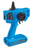 Carson RC FS Reflex X2 2 Kanal 2.4GHz Sender + Empfänger Set Pistolensteuerung Blue Version