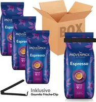 Mövenpick Espresso Kaffeebohnen 4 x 1 Kilo