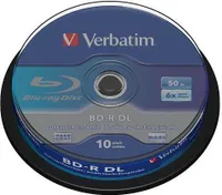 Verbatim BD-R 50GB 10er Pack Blu-ray Disc Recordable (BD-R), 50 GB