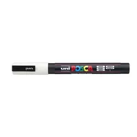 Popisovač akrylový Uni Posca PC-3M, 0,9-1,3 mm, bílý