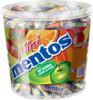 Mentos Mini Fruit Mix Frucht Kaubonbons 120 Stück