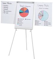 FRANKEN Flipchart "ECO Standard" 680 x 1.050 mm hellgrau Tafel magnethaftend