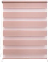 Lichtblick Duo Rollo Klemmfix, ohne Bohren, verspannt Altrosa, 150 cm, 45 cm x 150 cm (B x L)